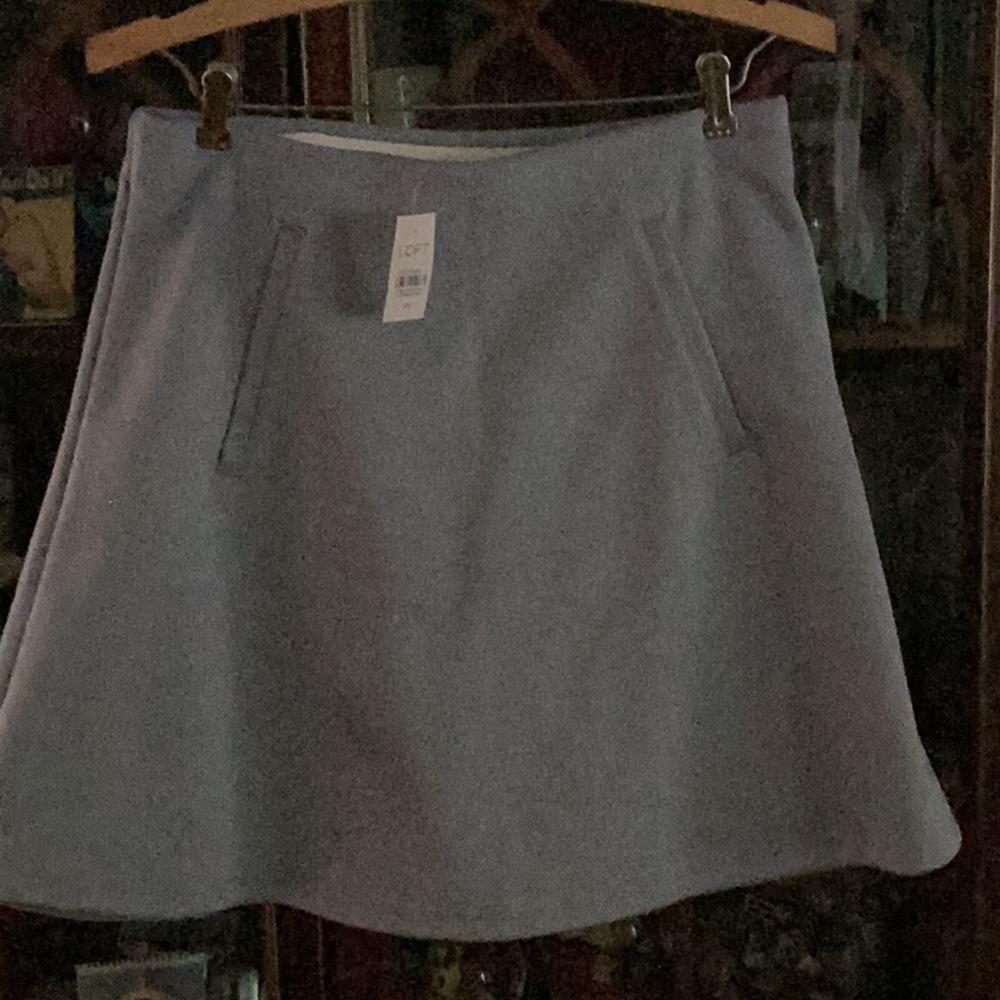Skirt loft NWT size xs powder blue pockets